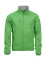 Heren Softshell jas Clique Basic Appel Groen